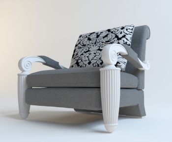 European Style Single Sofa-ID:878074679