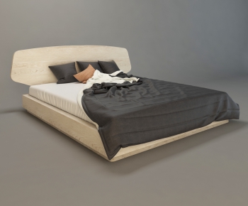 Modern Double Bed-ID:868589532