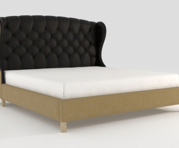 Modern Double Bed-ID:692119938