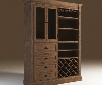 American Style Country Style Wine Cabinet-ID:530325151