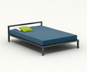 Modern Double Bed-ID:683018179