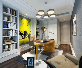 Post Modern Style Study Space-ID:456576315