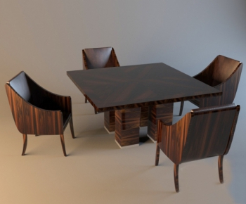 Modern Dining Table And Chairs-ID:723835154