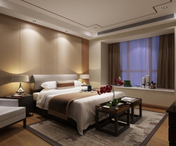 New Chinese Style Bedroom-ID:937182536