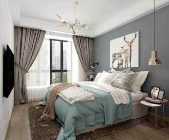 Nordic Style Bedroom-ID:256016642