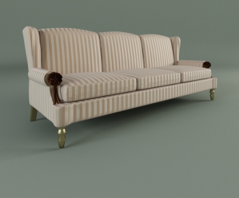 American Style Three-seat Sofa-ID:189766525