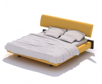 Modern Double Bed-ID:887600366