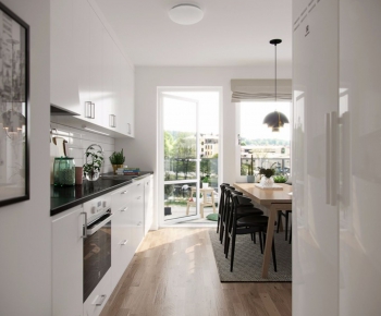 Nordic Style Open Kitchen-ID:260873253