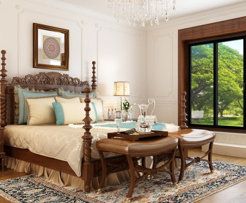 European Style New Classical Style Bedroom-ID:626491815