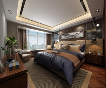 Modern Hong Kong Style Bedroom-ID:527936477