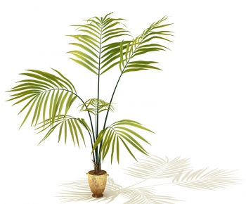 Modern Potted Green Plant-ID:551849558