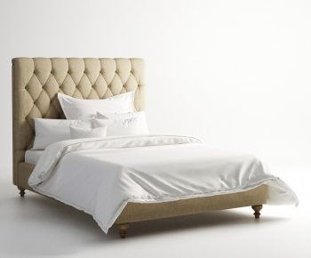 American Style Double Bed-ID:914565986