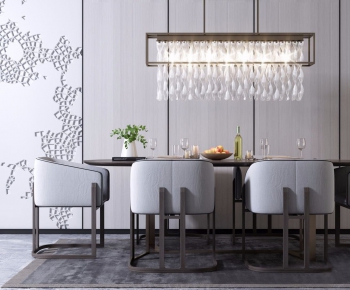 Modern Dining Table And Chairs-ID:323187563
