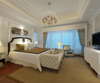 New Chinese Style Bedroom-ID:934575363