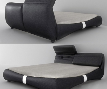 Modern Double Bed-ID:358593378