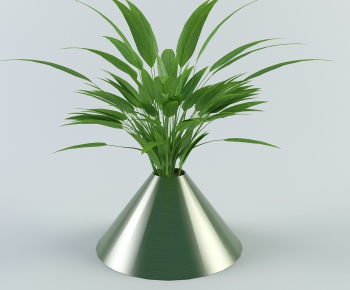 Modern Potted Green Plant-ID:390068892