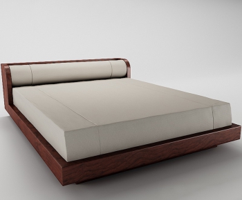 Modern Double Bed-ID:102522783