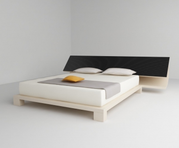 Modern Double Bed-ID:761597184