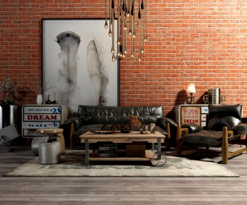 Industrial Style Sofa Combination-ID:106902982