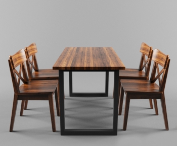 Modern Dining Table And Chairs-ID:594921345