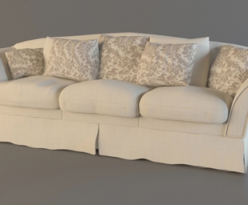 European Style Three-seat Sofa-ID:440658564