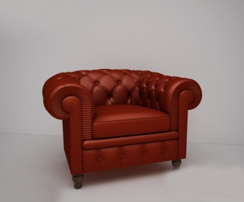 Simple European Style Single Sofa-ID:293381631