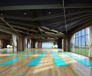 Modern Yoga Room-ID:104325761