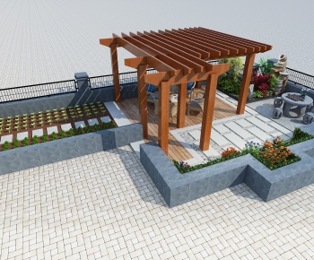 New Chinese Style Courtyard/landscape-ID:617078329