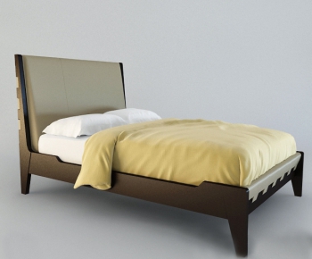 Modern Double Bed-ID:929159884