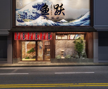 Japanese Style Facade Element-ID:938581796
