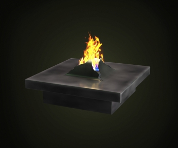Modern Fireplace-ID:894574282