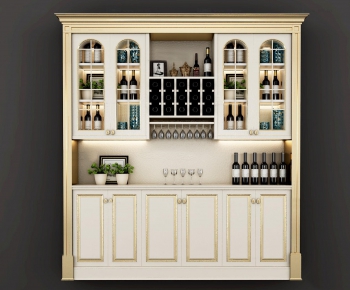 European Style Wine Cabinet-ID:882652298