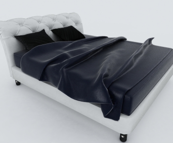 Modern Double Bed-ID:347469565