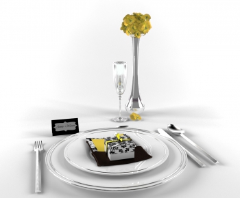 Modern Cutlery/tea Set-ID:617754764