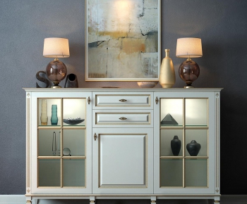 Simple European Style Side Cabinet/Entrance Cabinet-ID:363715398