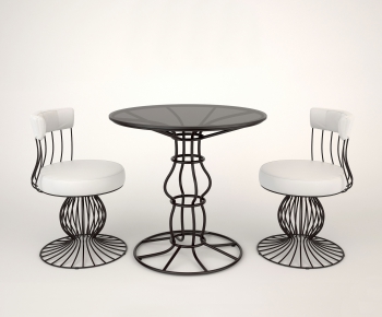 European Style Leisure Table And Chair-ID:889558146