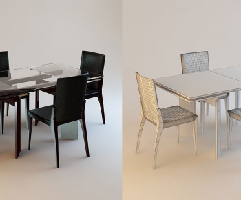 Modern Dining Table And Chairs-ID:810355182