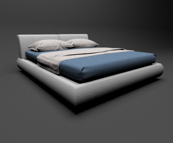 Modern Double Bed-ID:789809124