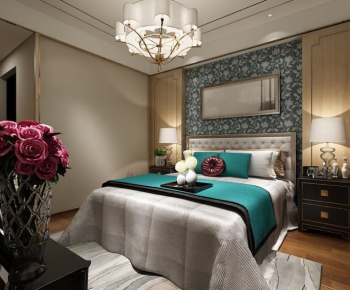 Modern New Classical Style Bedroom-ID:532280112