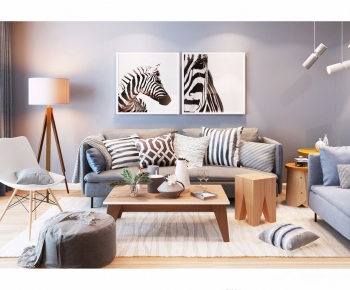 Nordic Style Sofa Combination-ID:728187155