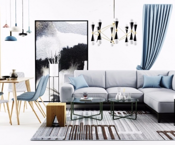 Modern Nordic Style Sofa Combination-ID:565968146