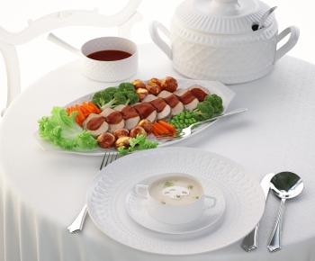 Modern Cutlery/tea Set-ID:444923483