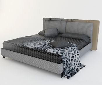 Modern Double Bed-ID:918019442