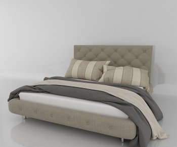 Modern Double Bed-ID:874101854