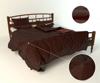 European Style Double Bed-ID:432948682