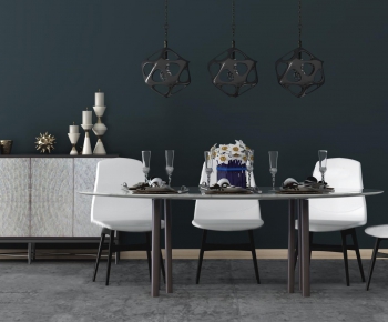 Modern Dining Table And Chairs-ID:633378263