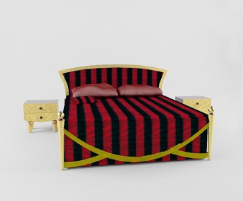 Modern Double Bed-ID:455689252