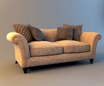 Simple European Style A Sofa For Two-ID:241492146