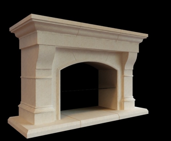 Simple European Style Fireplace-ID:370369554