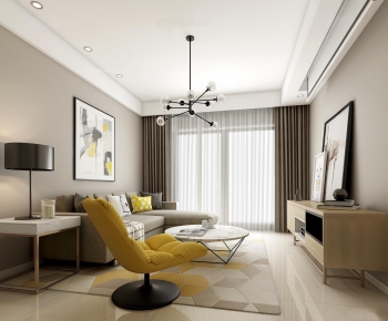 Modern A Living Room-ID:690252189